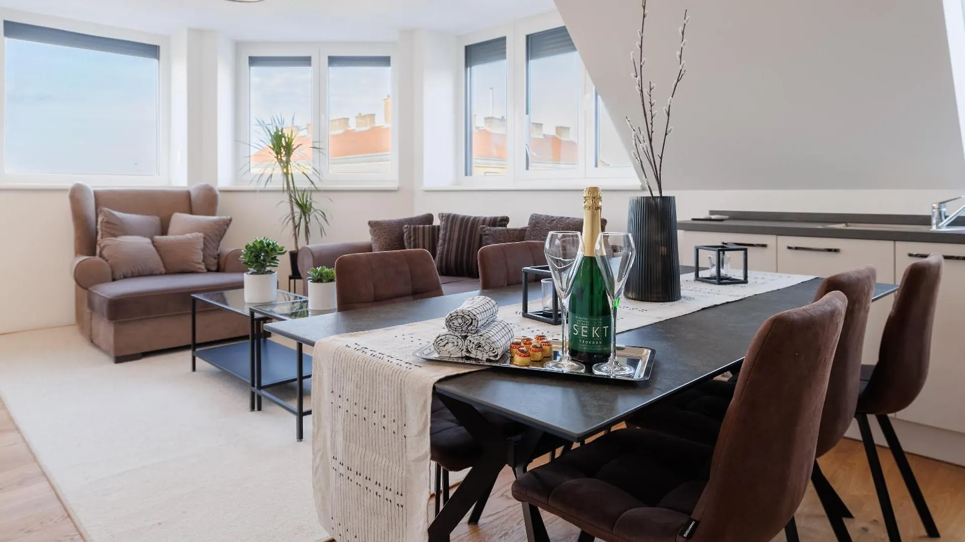 Symphony Apartments 40 - Modern Loft With Terrace And Grill In Central Location 비엔나